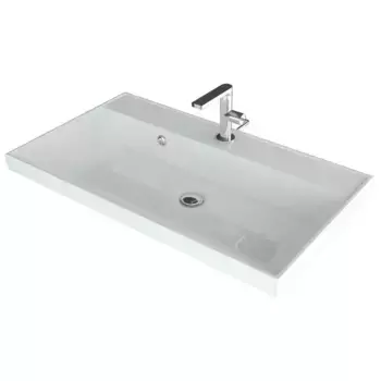 Раковина «Andrea» Classic 90 литьевой мрамор белая