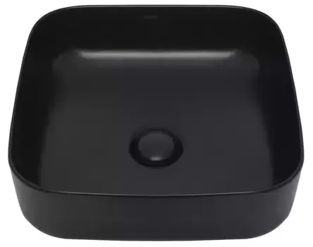 Раковина «AQUAme» AQM5011MB 39/39 фарфоровая черная матовая