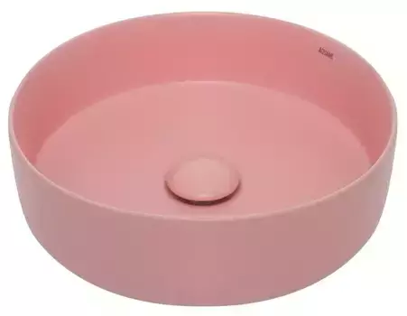 Раковина «AQUAme» AQM5012MP 35/35 фарфоровая розовая матовая