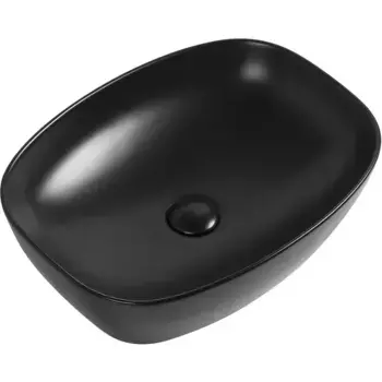 Раковина «Aquanet» Fine-1-MB 50/38 273682 фарфоровая черная матовая