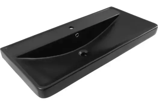 Раковина «Aquanet» Ирис 101/47 чёрная матовая