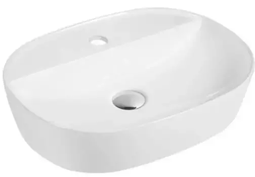 Раковина «Aquanet» Lake 50/38 211287 фарфоровая белая