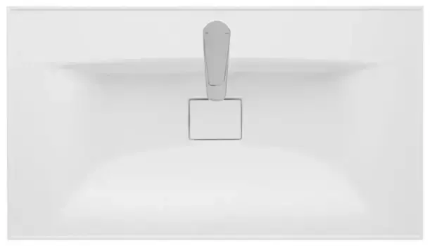 Раковина «Aquaton» Айрис M 800 литьевой мрамор белая