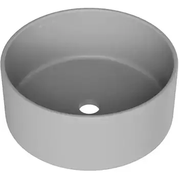 Раковина «Aqueduto» Espiral 40/40 ESP0130 фаянсовая серая матовая