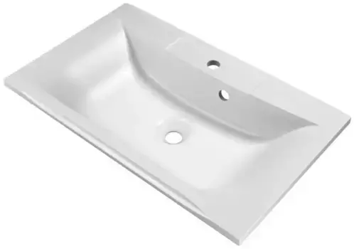 Раковина «Art&Max» 75 AM-LAV-750-MR-FP литьевой мрамор белая