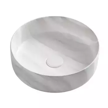 Раковина «Azario» 35/35 AZ-3134-M817 фаянсовая светлый мрамор