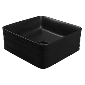 Раковина «Azario» 40/40 AZ-2075-B-MB фаянсовая черная матовая