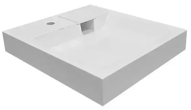 Раковина «Azario» Alice 50/54 литьевой мрамор белая