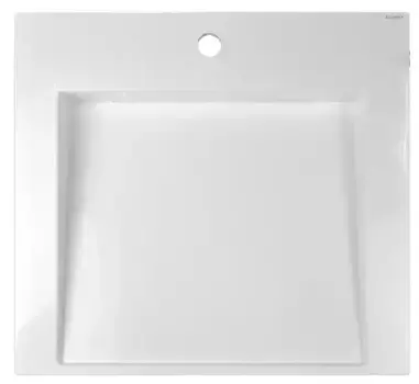 Раковина «Azario» Domino 60/55 литьевой мрамор белая