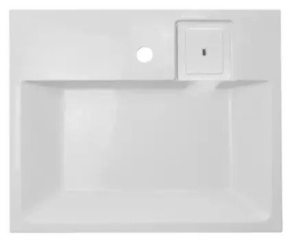 Раковина «Azario» Element 59/49 литьевой мрамор белая