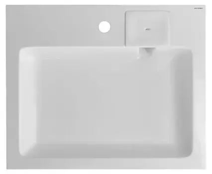 Раковина «Azario» Etna New 60/50 литьевой мрамор белая