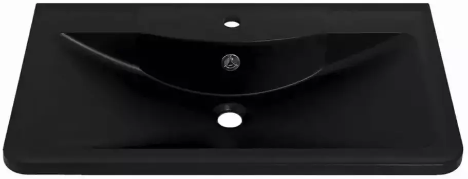 Раковина «Belbagno» 100/45 BB1000/450-LV-ART-AST-NERO искусственный камень черная матовая
