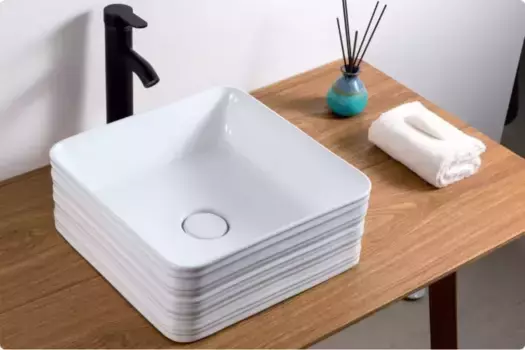 Раковина «Belbagno» 38/38 BB1407 фаянсовая белая