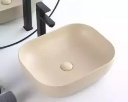 Раковина «Belbagno» 50/40 BB1302-H316 фаянсовая бежевая