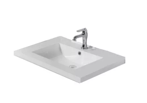 Раковина «Belbagno» Dublin 75/52 DUB-750-LVB искусственный камень белая