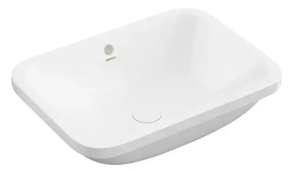 Раковина «Berges Wasserhaus» Ego 55/41 фарфоровая белая