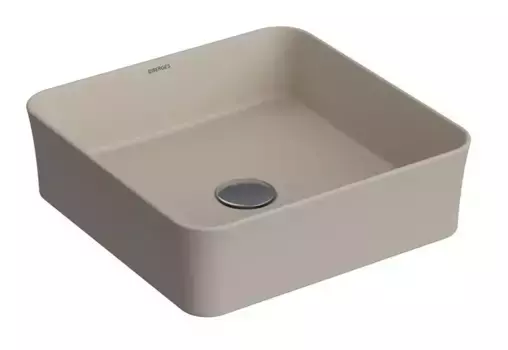 Раковина «Berges Wasserhaus» Ego SL 38/38 фарфоровая матовый жасмин