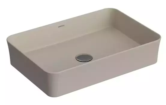 Раковина «Berges Wasserhaus» Ego SL 55/38 181079 фарфоровая матовый жасмин