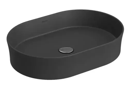 Раковина «Berges Wasserhaus» Ego SL 55/38 181212 фарфоровая матовый антрацит