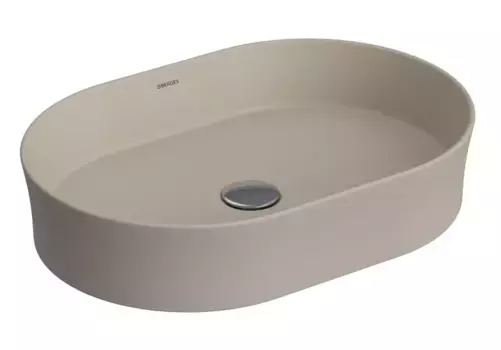 Раковина «Berges Wasserhaus» Ego SL 55/38 181712 фарфоровая матовый жасмин