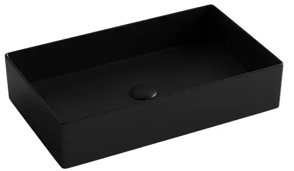 Раковина «Ceramica Nova» CN6070MB 60/36 фарфоровая чёрная матовая