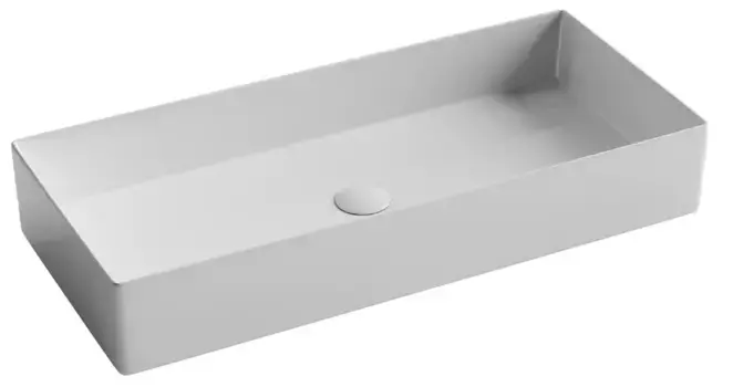 Раковина «Ceramica Nova» CN6072 80/36 фарфоровая белая