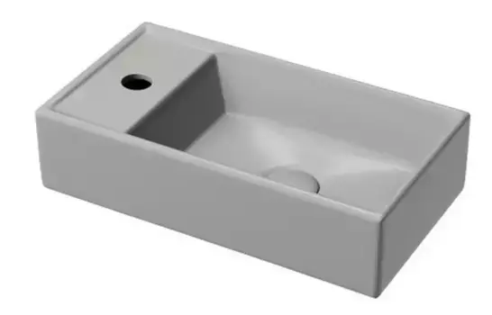 Раковина «Ceramica Nova» Element 41/22 CN6051RMH фарфоровая антрацит матовый правая