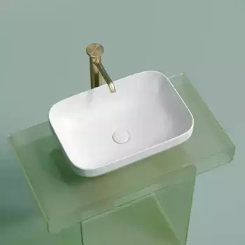 Раковина «Ceramica Nova» Element 50/36 CN6055MW фарфоровая белая матовая