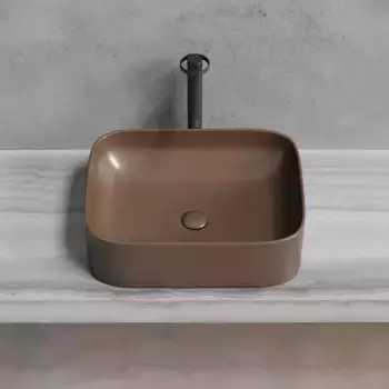 Раковина «Ceramica Nova» Element 50/38 CN6052MDB фарфоровая темно-коричневый матовый