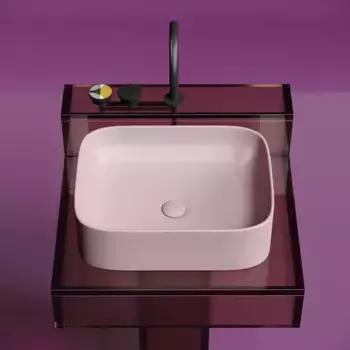 Раковина «Ceramica Nova» Element 50/38 CN6052MP фарфоровая розовый матовый