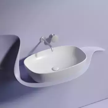 Раковина «Ceramica Nova» Element 60/38 CN6049MW фарфоровая белая матовая