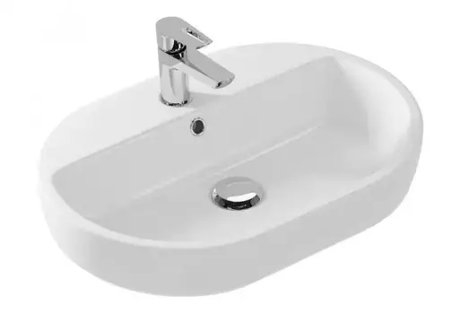 Раковина «Cersanit» Caspia 60 Oval фарфоровая белая