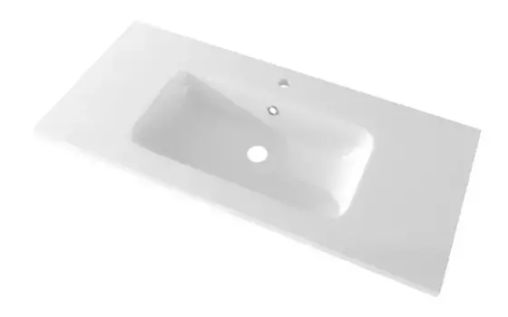 Раковина «Cezares» 101/46 50170 литьевой мрамор белая