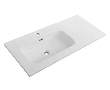 Раковина «Cezares» CZR-8095-100-L белая левая