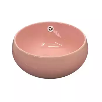 Раковина «Comforty» 5004P 32 с донным клапаном фарфоровая розовая