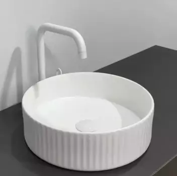 Раковина «Comforty» 78728MW 36/36 фарфоровая белая матовая