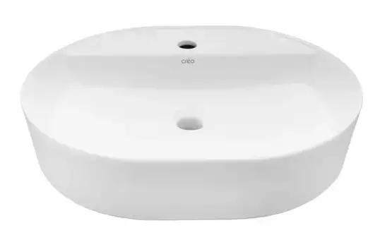 Раковина «Creo Ceramique» Pau 56/45 PU4500 фарфоровая белая