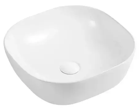 Раковина «D&K» Venice 41/41 фарфоровая белая