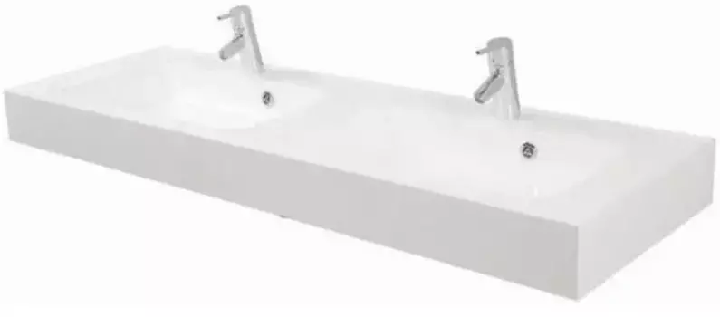 Раковина двойная «Aquaton» Ричмонд 150 литьевой мрамор