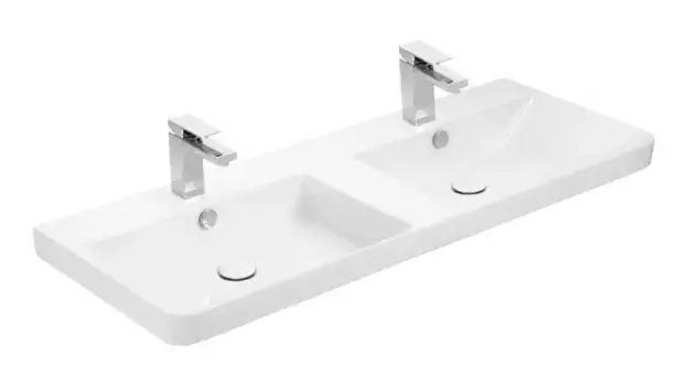 Раковина двойная «Sanovit» Luxury 120 фаянсовая белая