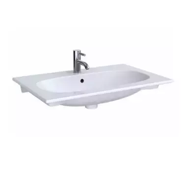 Раковина «Geberit» Acanto 75/48 500.641.01.2 фарфоровая белая