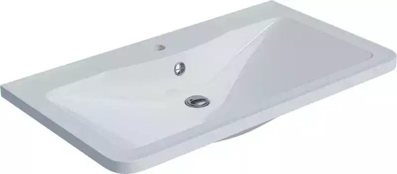 Раковина «Grossman» Адель 80 искусственный камень белая