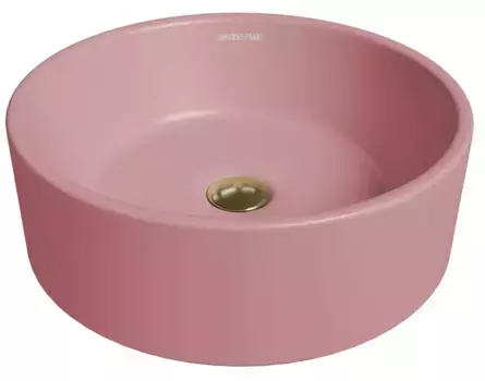 Раковина «Grossman» GR-3013PIM 41/41 фаянсовая розовая матовая