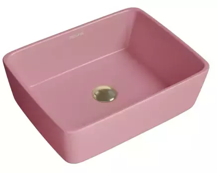 Раковина «Grossman» GR-3016PIM 48/37 фаянсовая розовая матовая