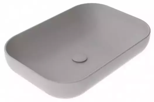 Раковина «GSG» Easy 60/42 EALAVRE60019 фарфоровая дымчато-серый/матовый