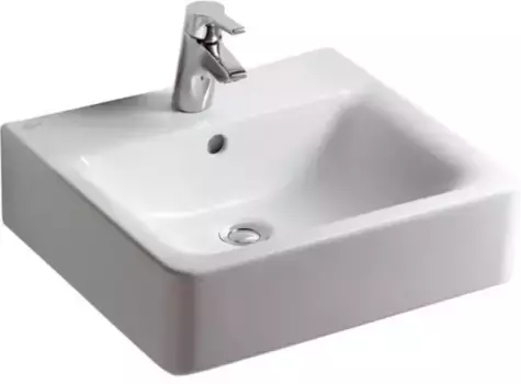 Раковина «Ideal Standard» Connect Cube 50/46 E788401 фарфоровая белая