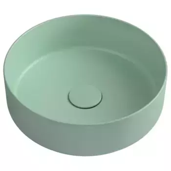 Раковина «Isvea» Infinity 36/36 10NF65036SV-2T фарфоровая мятно-зеленая матовая