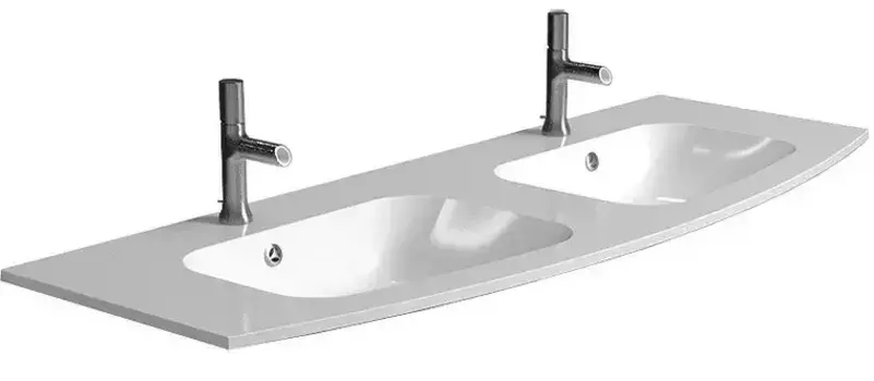 Раковина «Jacob Delafon» Nona 140/52 EB1887RU-DE1 стеклянная матовый белый