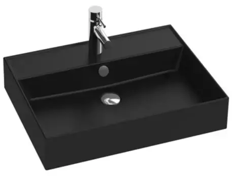 Раковина «Jacob Delafon» Vivienne 61/47 матовая черная фарфоровая