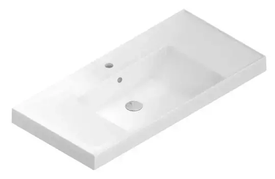 Раковина «Kerama Marazzi» Cubo 100/48 CU.wb.100 фарфоровая белая